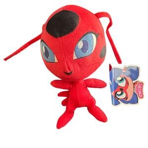 NWT Miraculous Ladybug Zag Chibi Tikki Kawmi Plush 7"